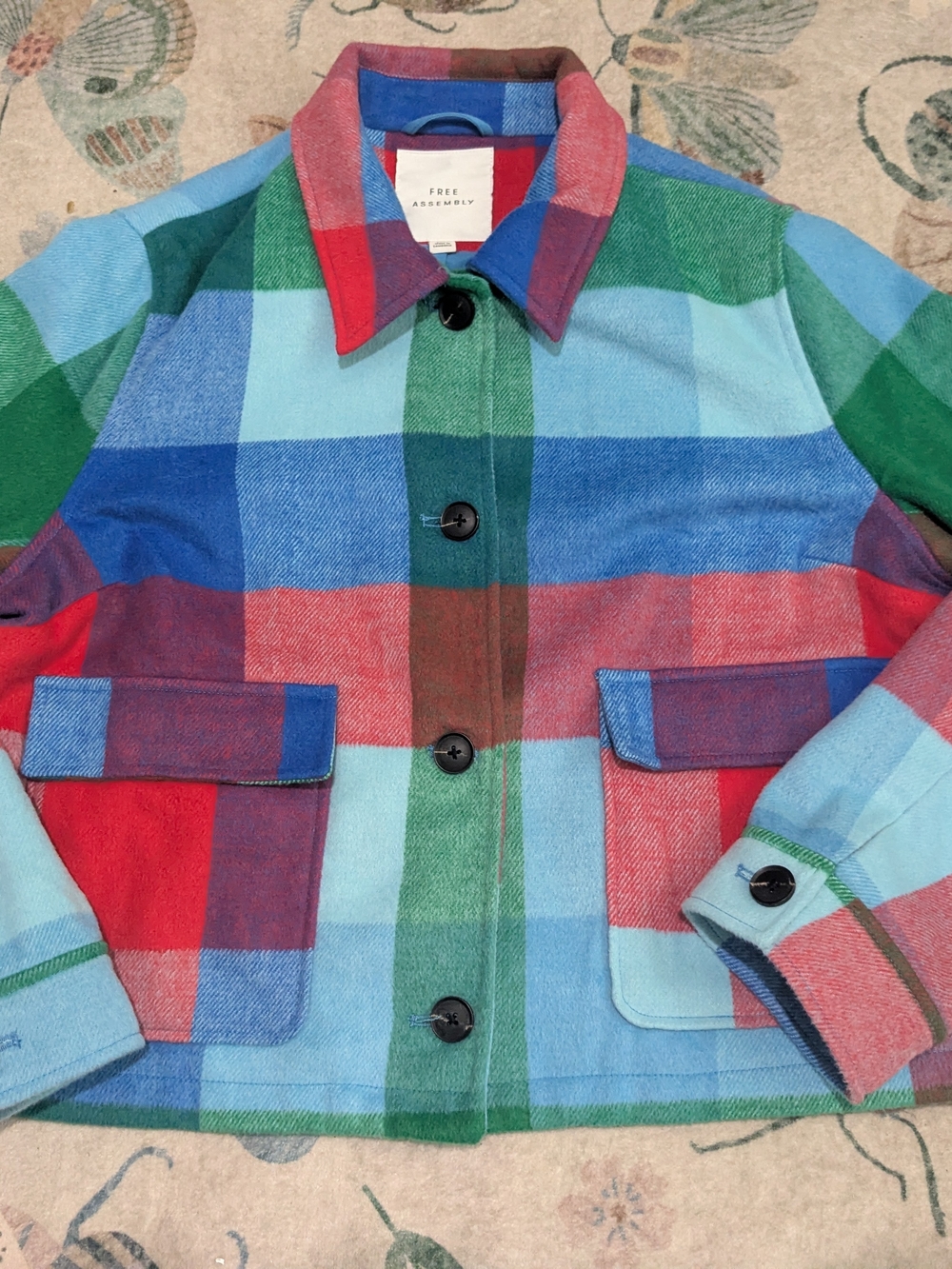 Free assembly Colorblock Jacket - Picture 3 of 6